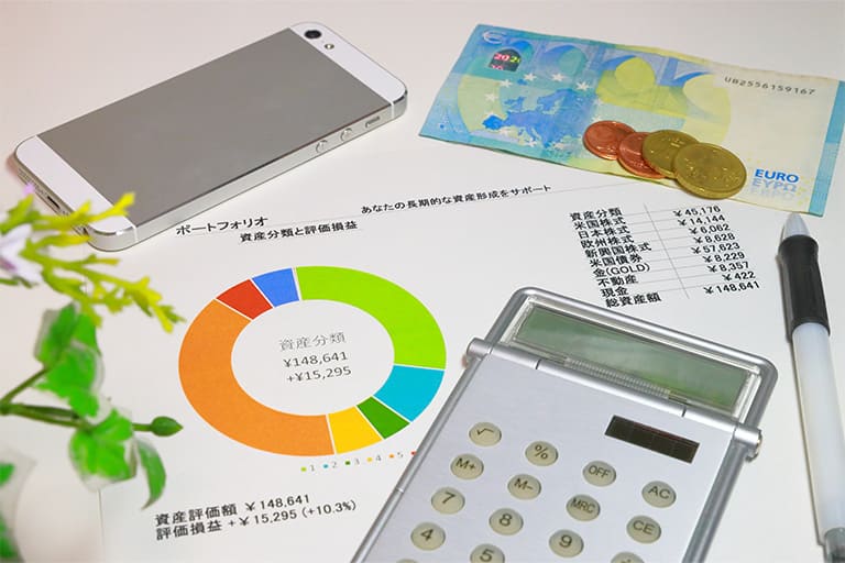 画像:現在の投資信託ポートフォリオの確認